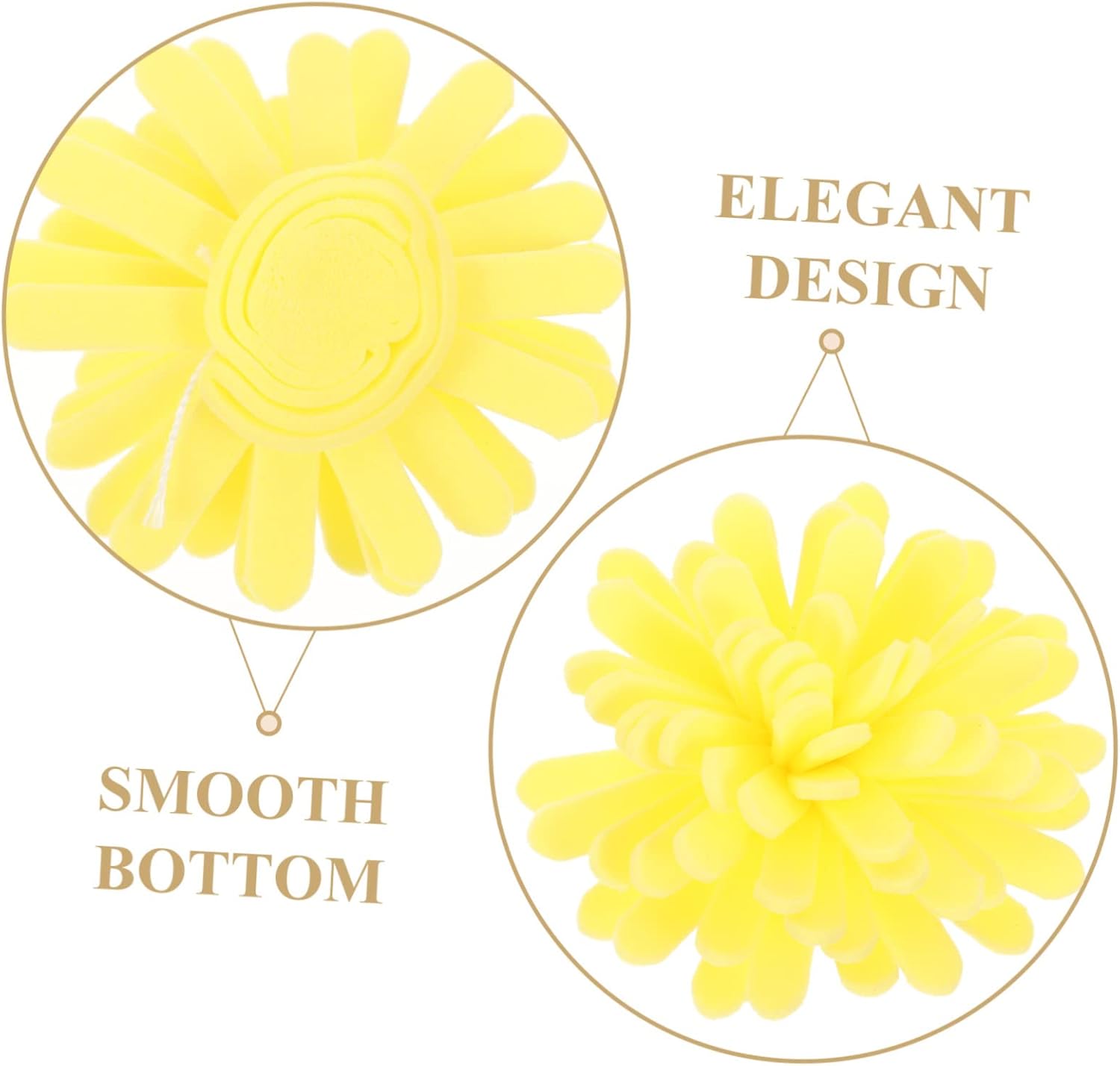 100pcs Simulated Chrysanthemum Essential Oil Diffusers for Home Office and Car