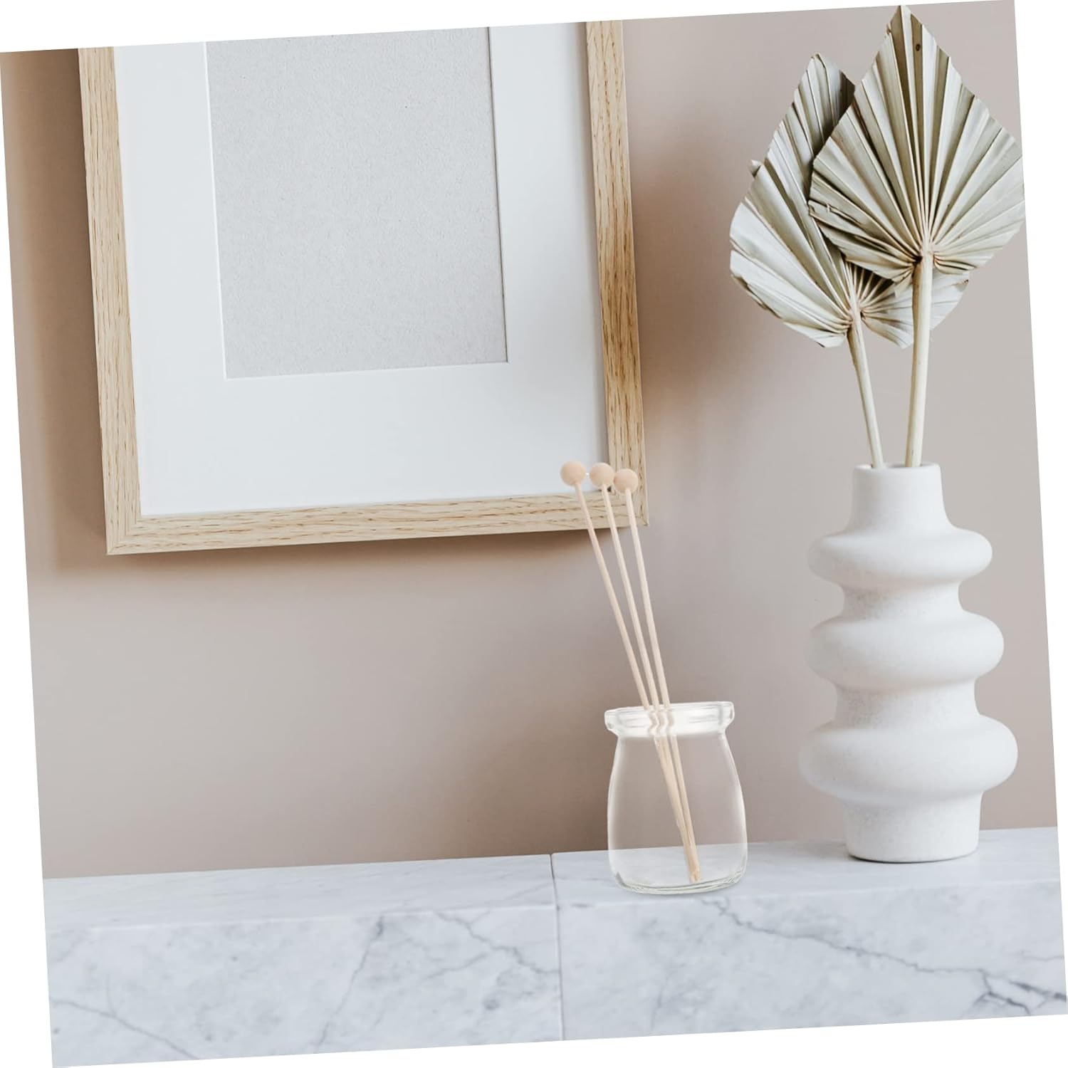 Happyyami 15pcs Wooden Diffuser Sticks for Aromatherapy