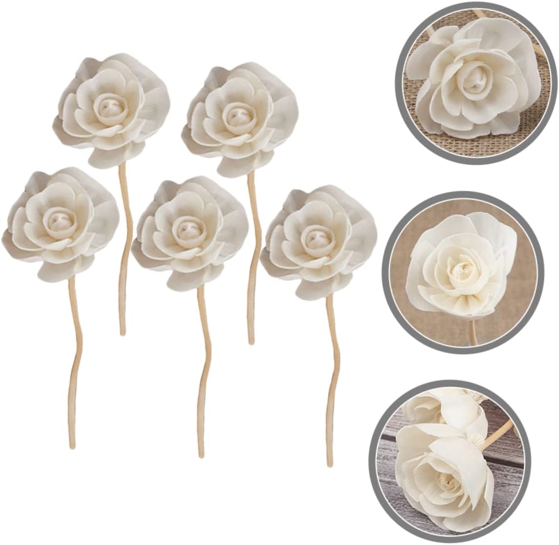 5pcs Rattan Diffuser Sticks for Aromatherapy and Home Decor