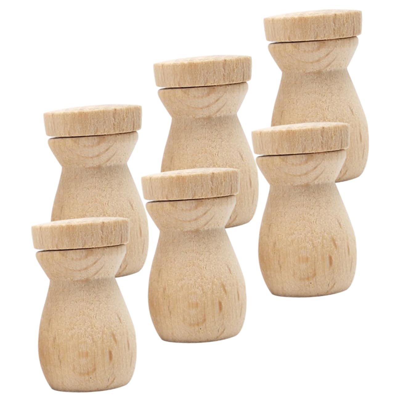 ADOCARN 6PCS Wooden Diffuser Pendant for Home Office Decor