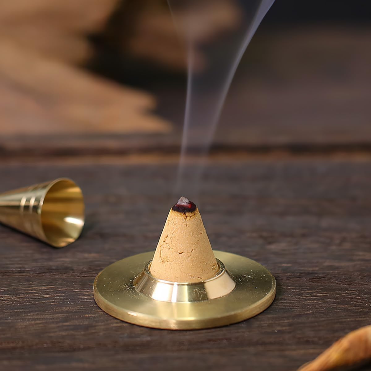 Sivlnian Brass Incense Burner Kit with Mold Tools