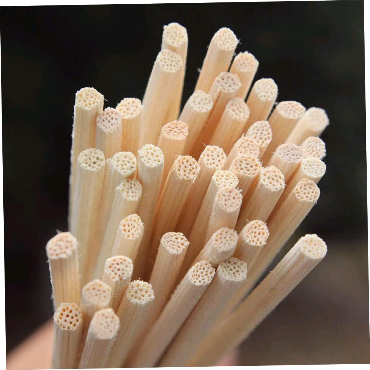 GLEAVI 150PCS Aroma Diffuser Rattan Sticks for Home Fragrance