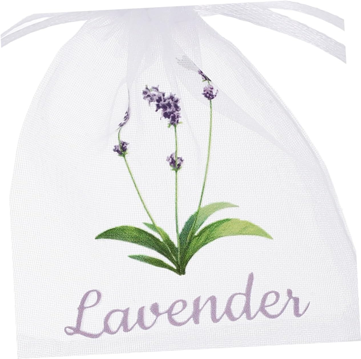 ABOOFAN 50pcs Lavender Drawstring Sachet Bags for Dried Flowers and Spices