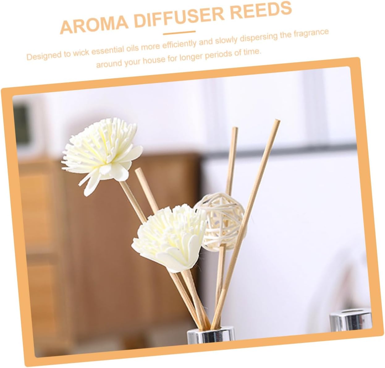 5Set Chrysanthemum Scent Rattan Diffuser Sticks for Home Decor