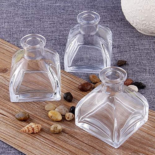 NATUWORLD 100ml Clear Glass Fragrance Jar for DIY Diffuser