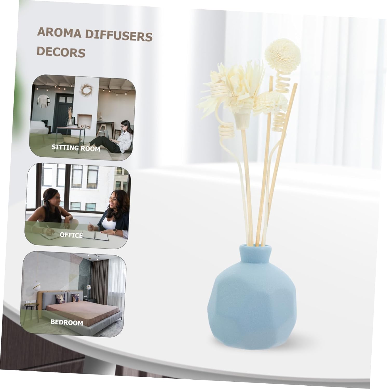 PRETYZOOM Aroma Diffuser Sticks for Home Decor