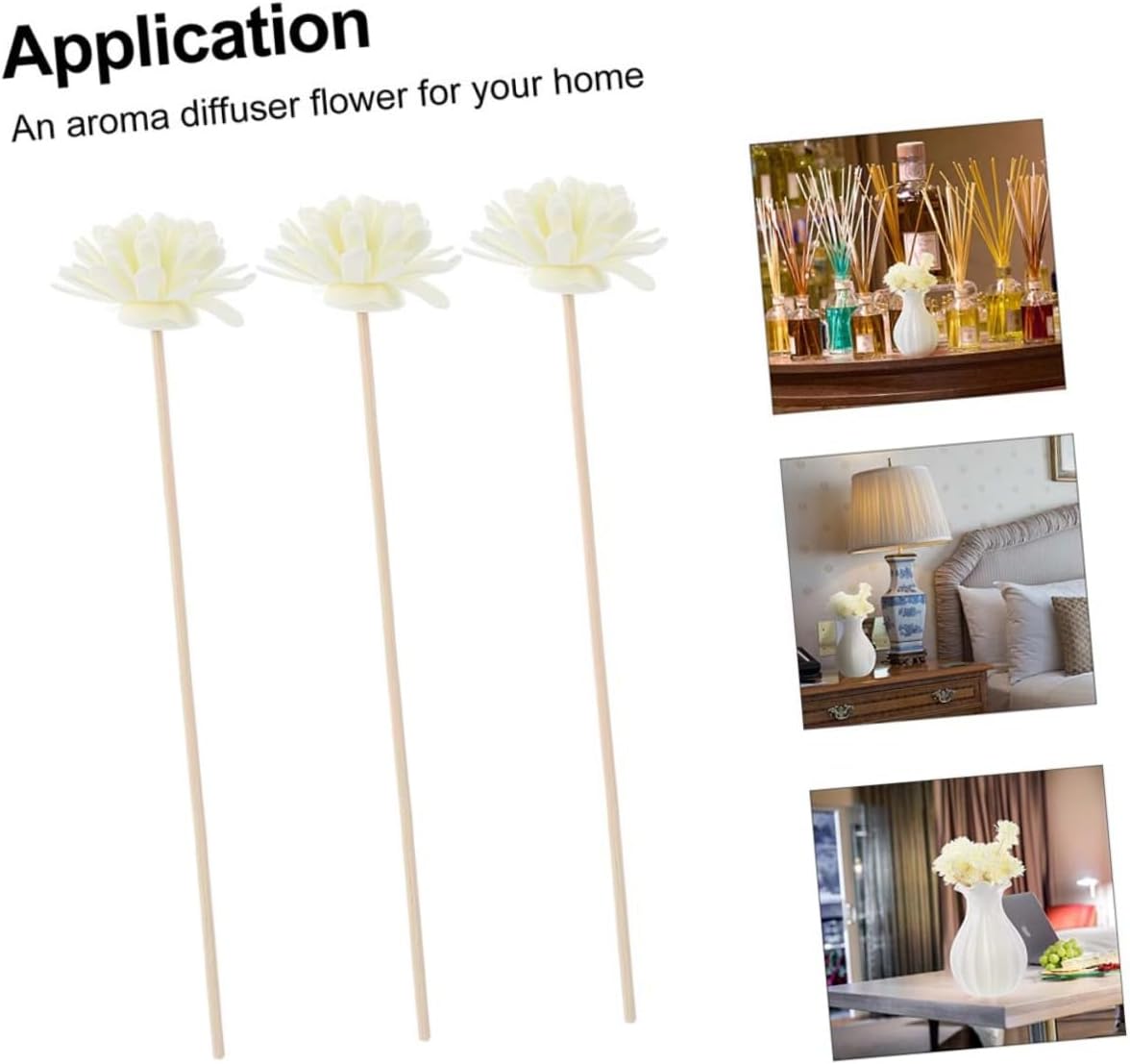 10Pcs Rattan Diffuser Sticks for Aromatherapy and Home Fragrance