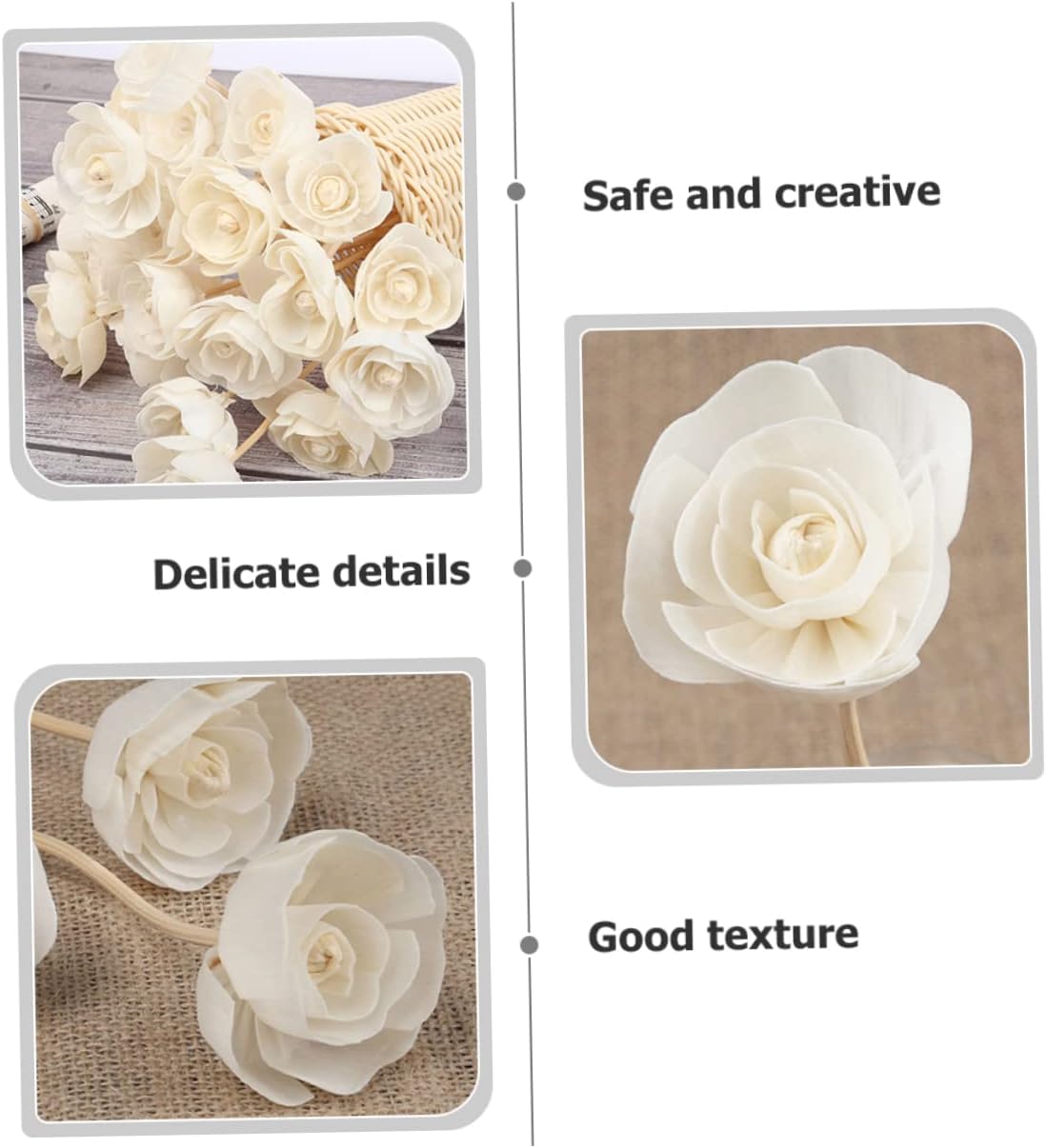 5pcs Rattan Diffuser Sticks for Home Decor and Aromatherapy