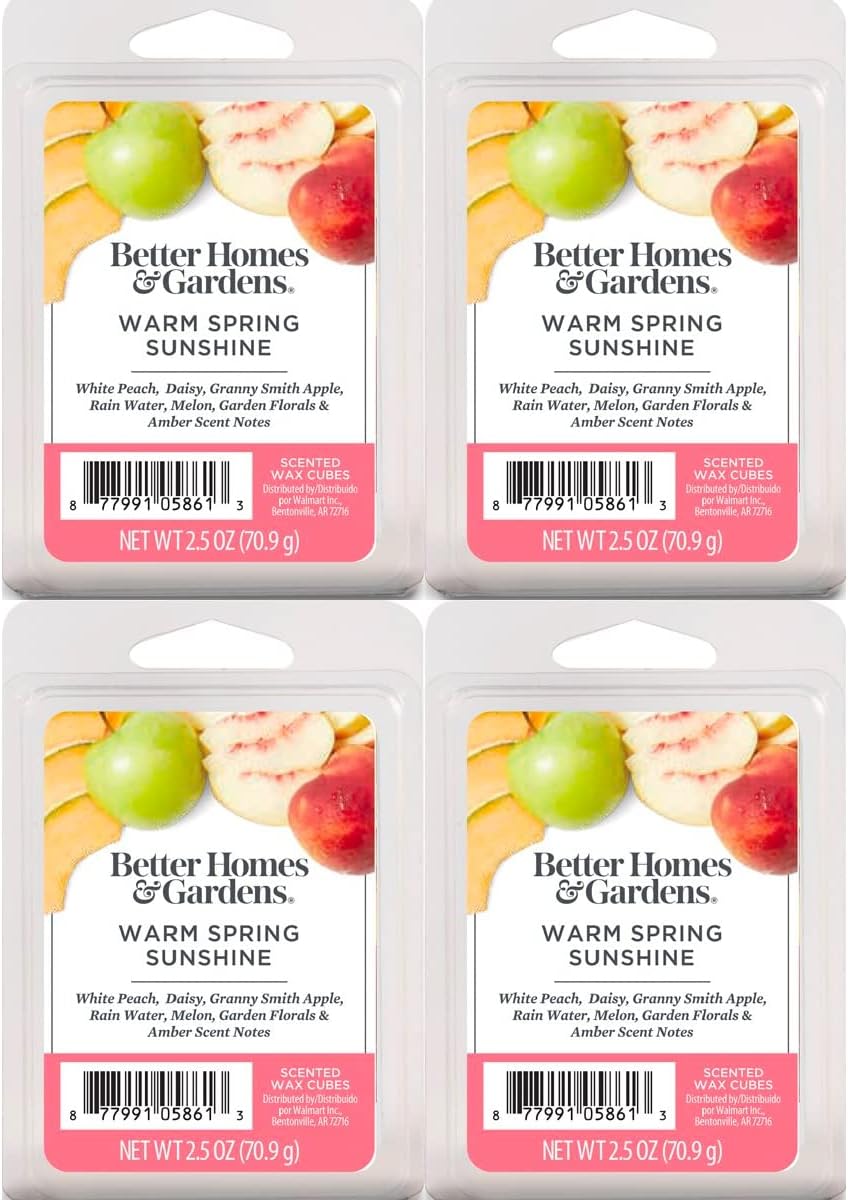 NITRO Better Homes and Gardens Warm Spring Sunshine Wax Cubes 4-Pack