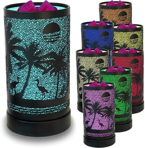 TAESARAM Wax Melt Warmer Tropical Sunset Decor Lamp