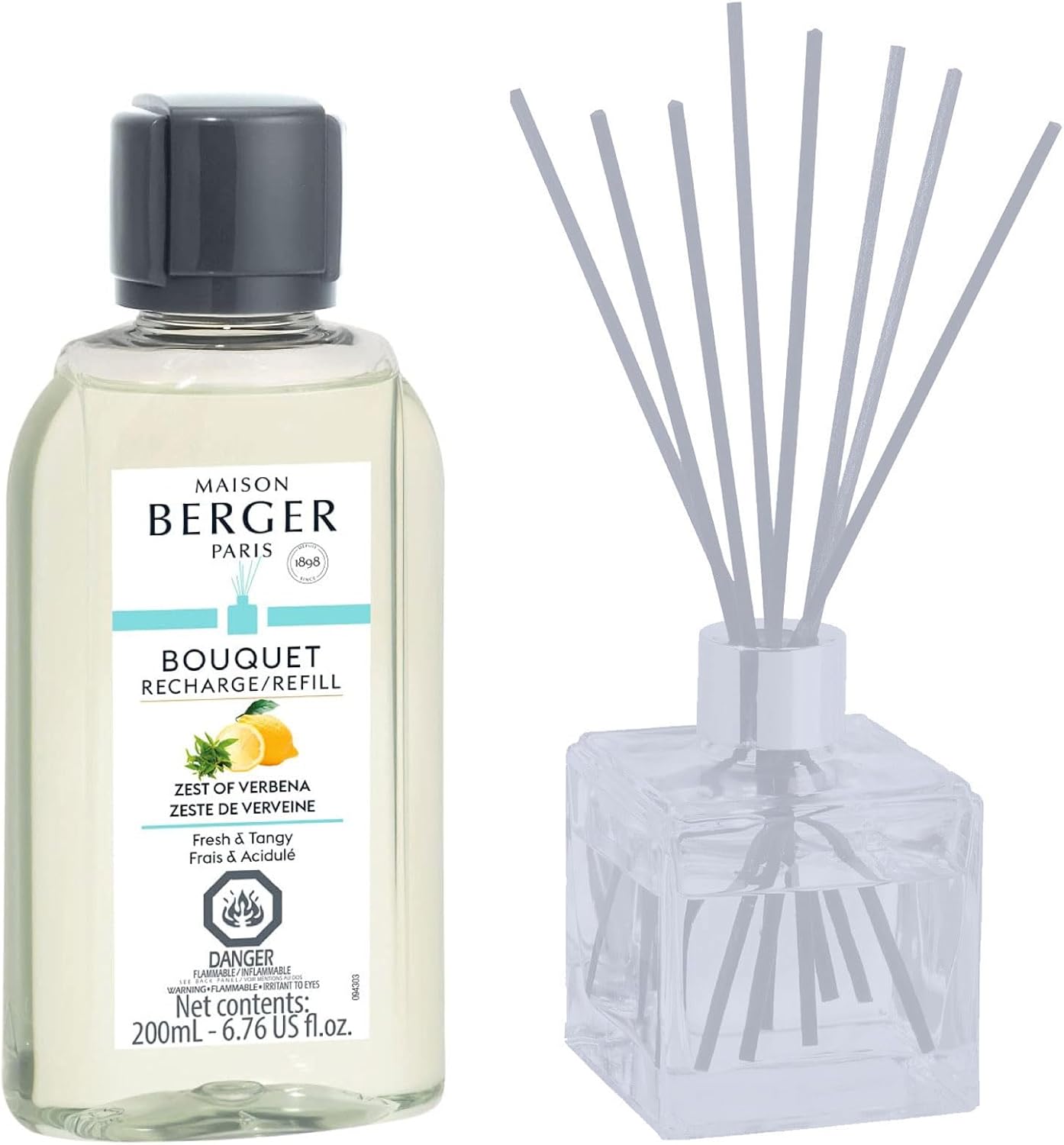MAISON BERGER Reed Diffuser Refill Zest of Verbena 200ml