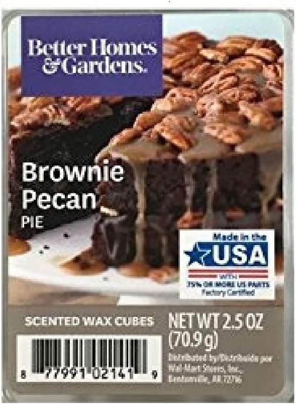 Better Homes and Gardens Brownie Pecan Pie Wax Cubes 1