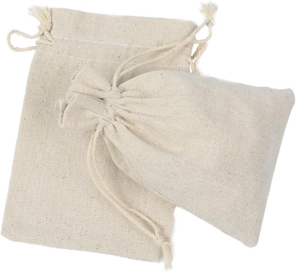 4pcs Empty Drawstring Lavender Sachets for Home and Travel