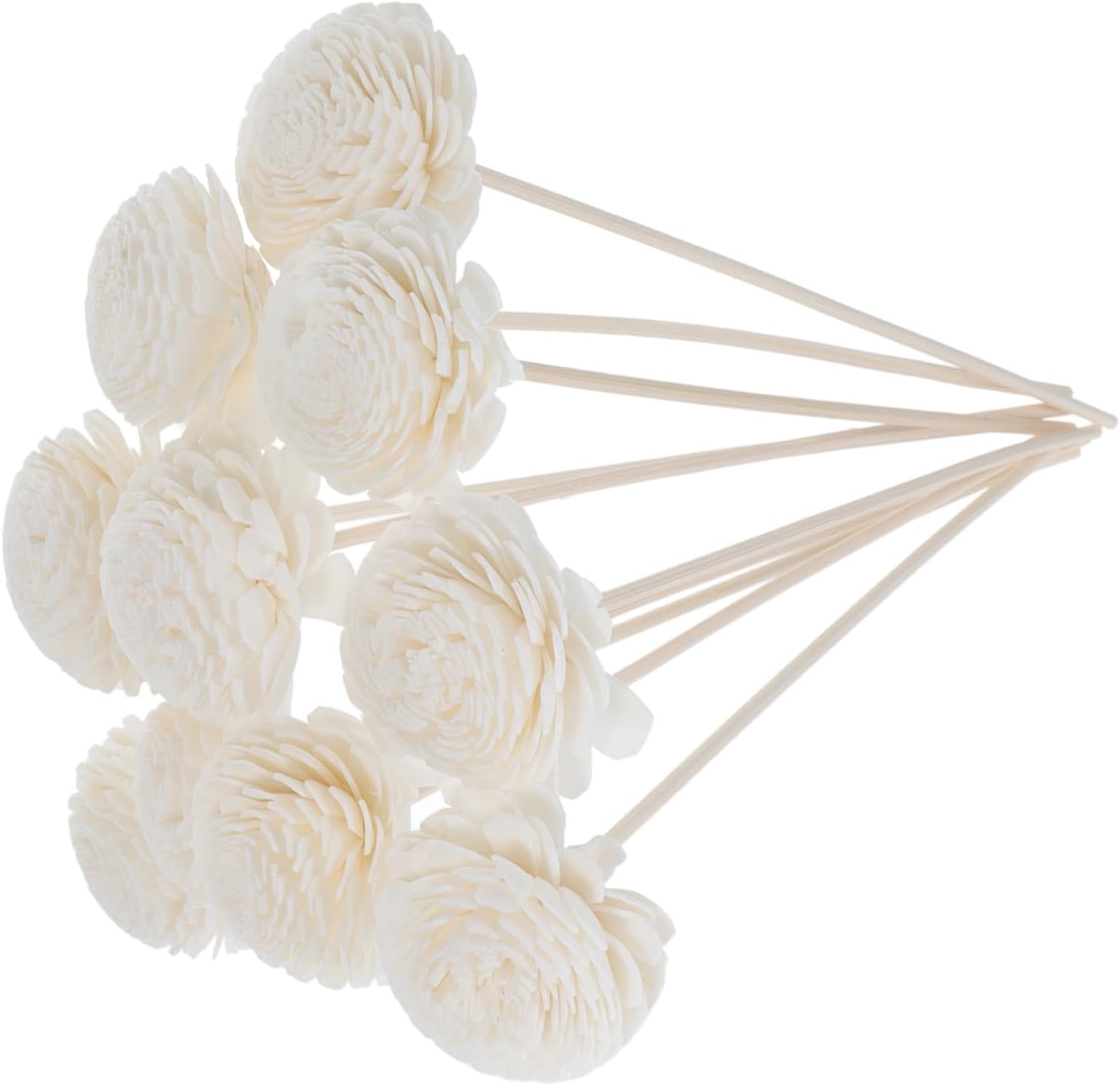 Beaupretty 10pcs Beige Reed Diffuser Sticks for Home Wedding Office Fragrance