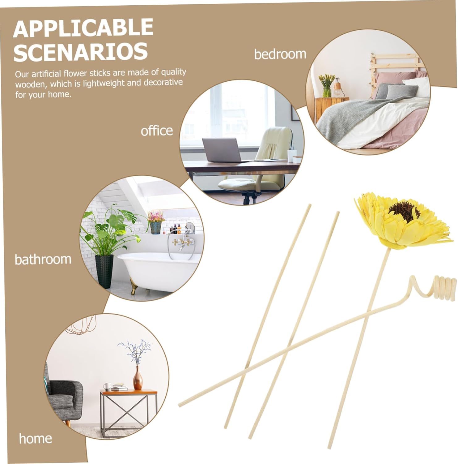 Sola Flower Aroma Diffuser Sticks Set for Home Fragrance