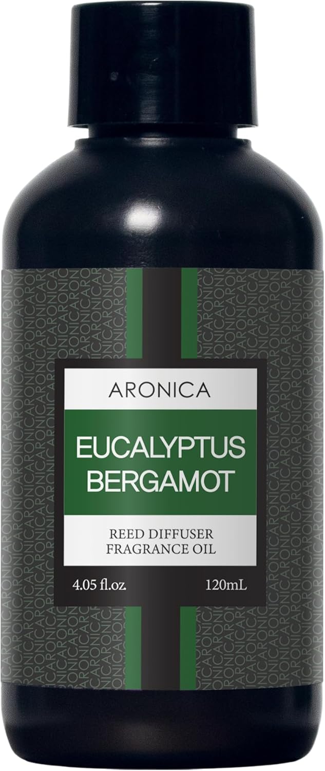 Aronica Reed Diffuser Refill 120ml Eucalyptus Bergamot Scent
