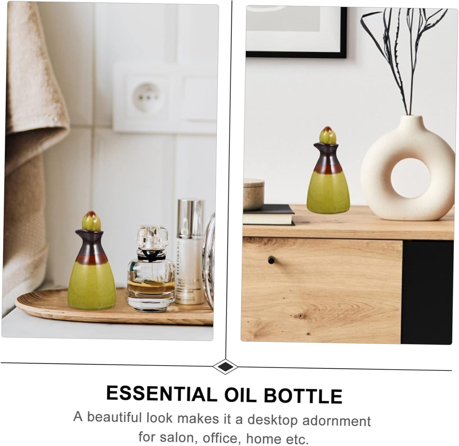 Vaguelly Ceramic Essential Oil Diffuser Bottle