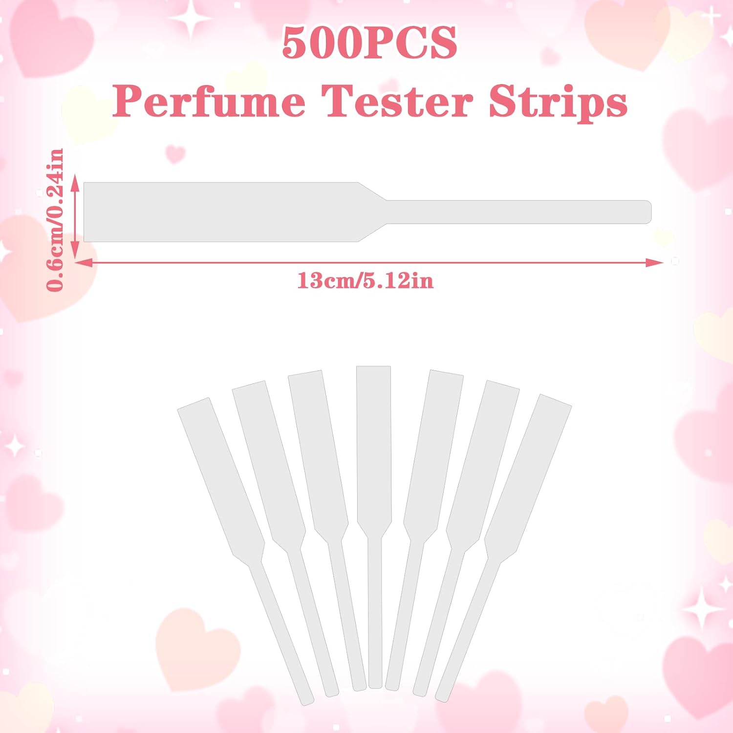 Bremorou 500 Pieces Perfume Tester Strips
