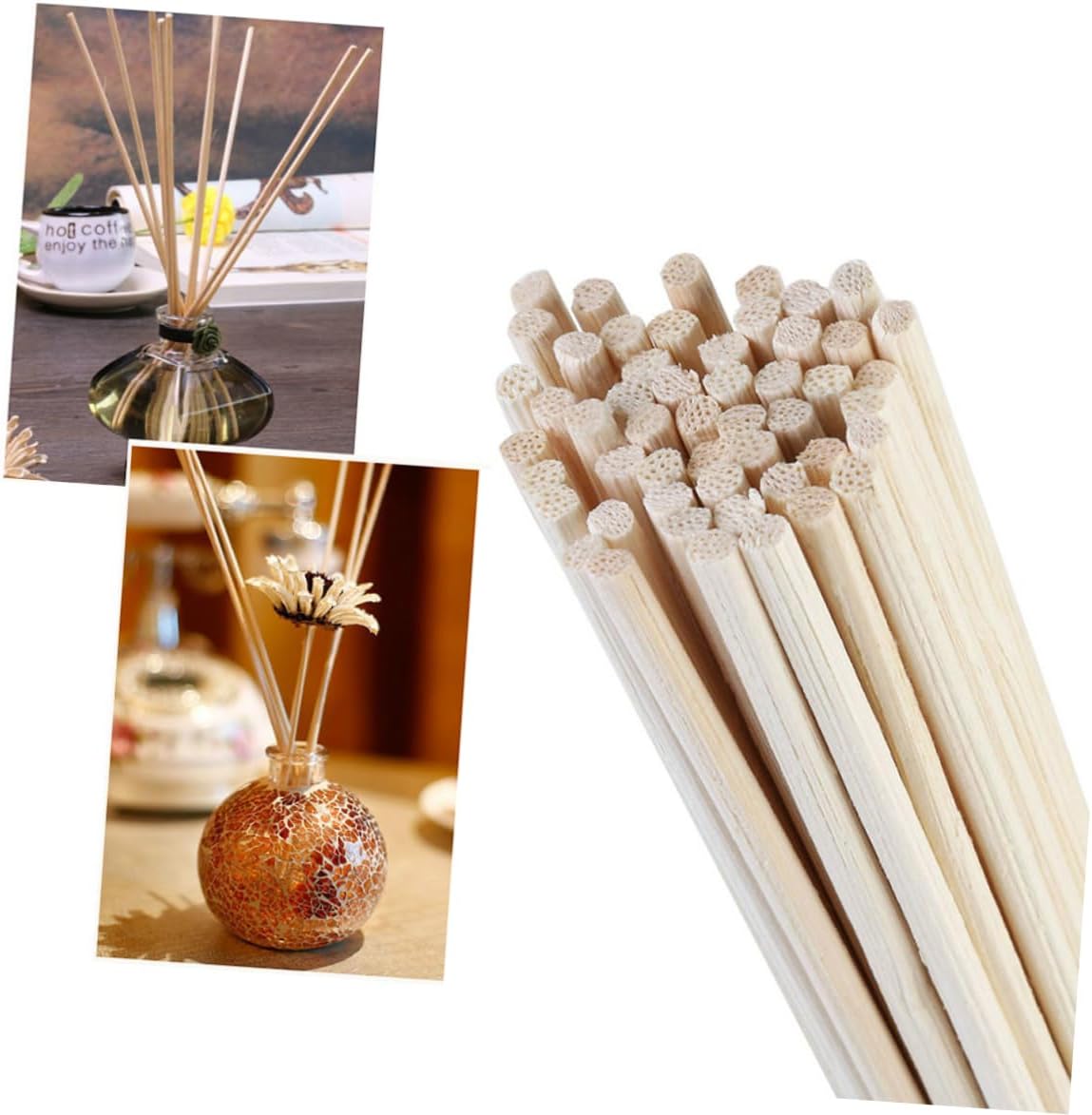 150PCS Rattan Aroma Diffuser Sticks for Aromatherapy and Home Fragrance