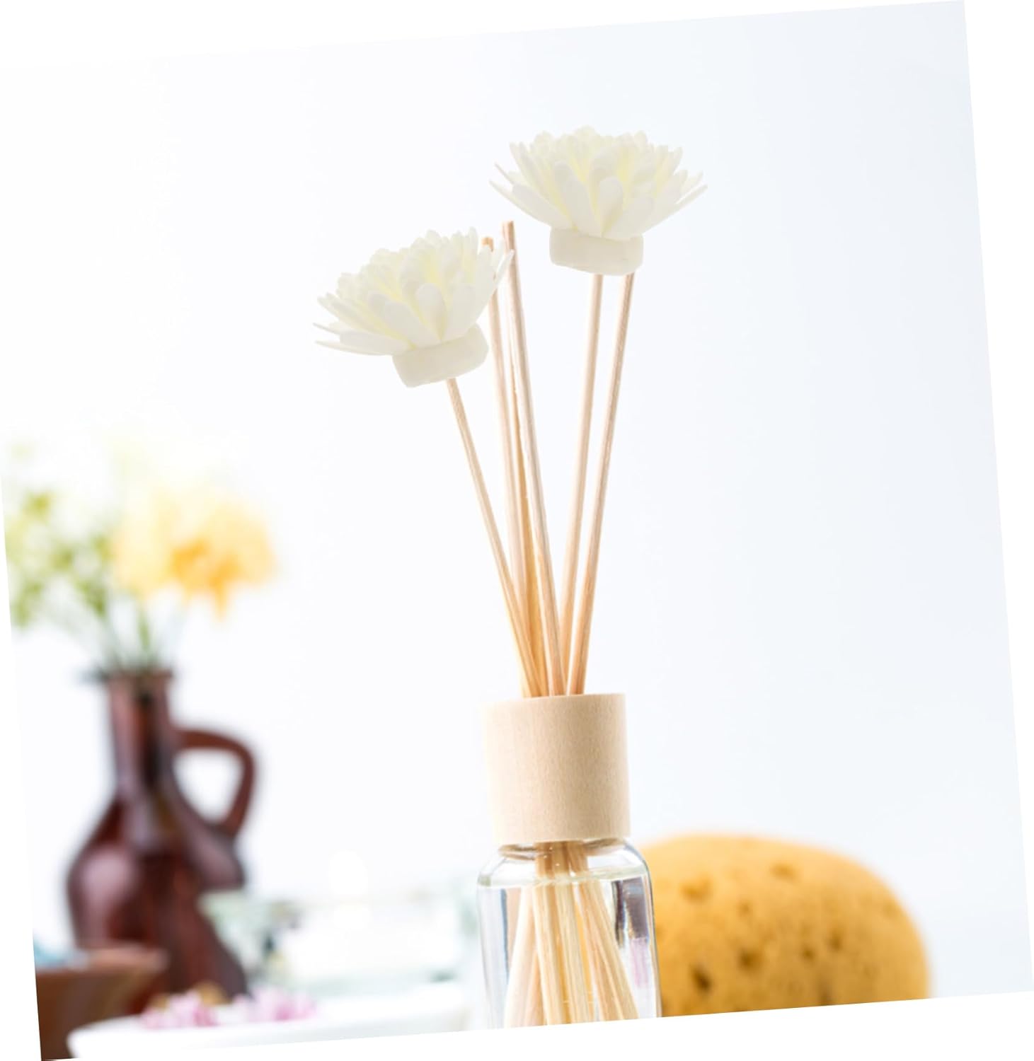 5pcs Chrysanthemum Aroma Diffuser Sticks Natural Rattan