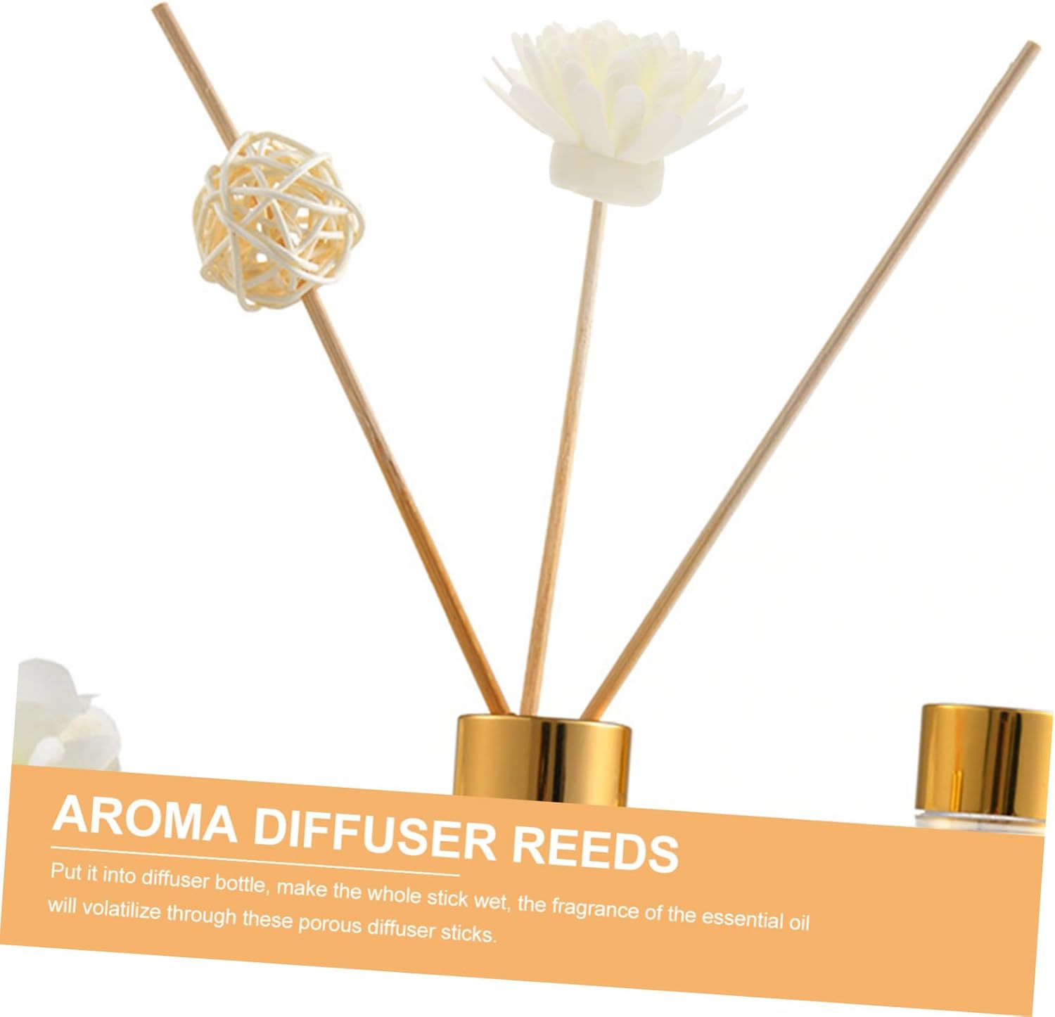 ULTECHNOVO 5 Set Chrysanthemum Scented Rattan Diffuser Sticks