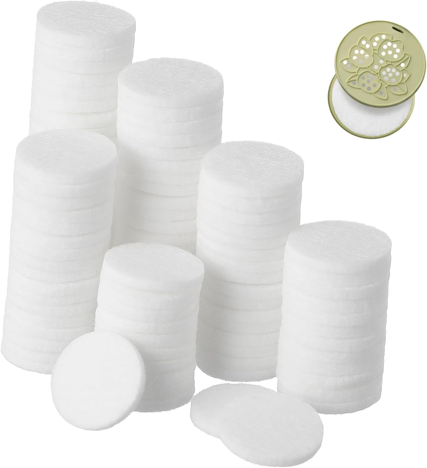 Zerodeko 100pcs Essential Oil Pads for Diffusers and Necklaces