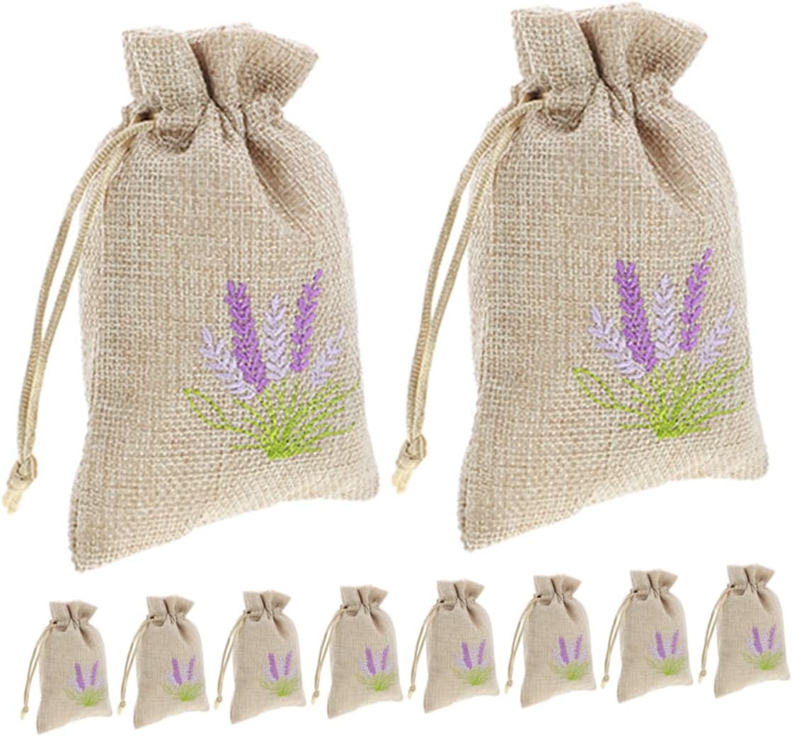 20pcs Cotton Lavender Sachet Bags for Home Decor