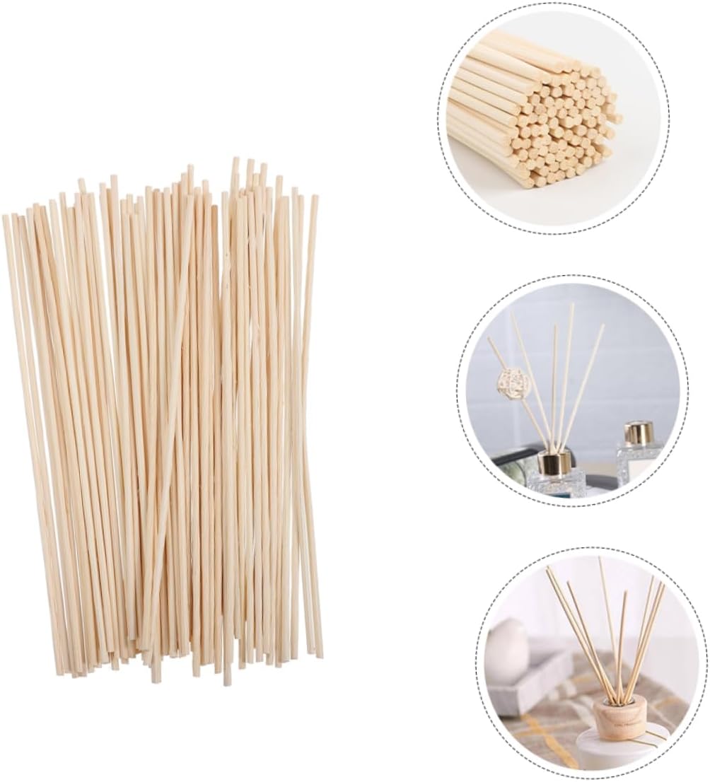 100Pcs Natural Rattan Diffuser Sticks for Aromatherapy