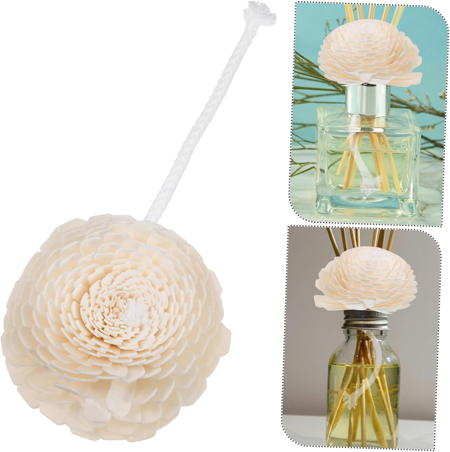 2pcs Flower Aromatherapy Diffusers for Home Bedroom Fragrance