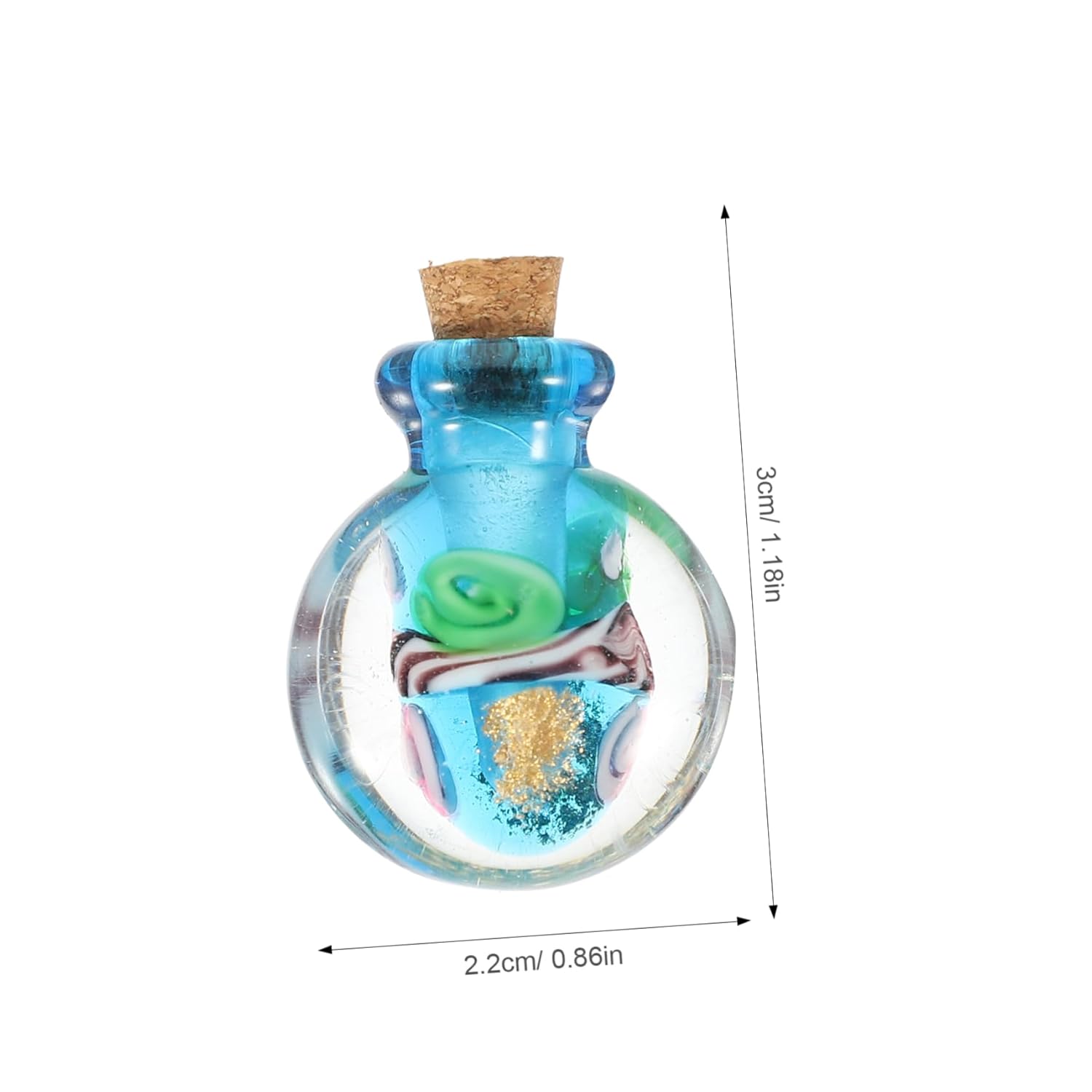Glass Oil Diffuser Necklace Pendant Essential Oil Jewelry for Women