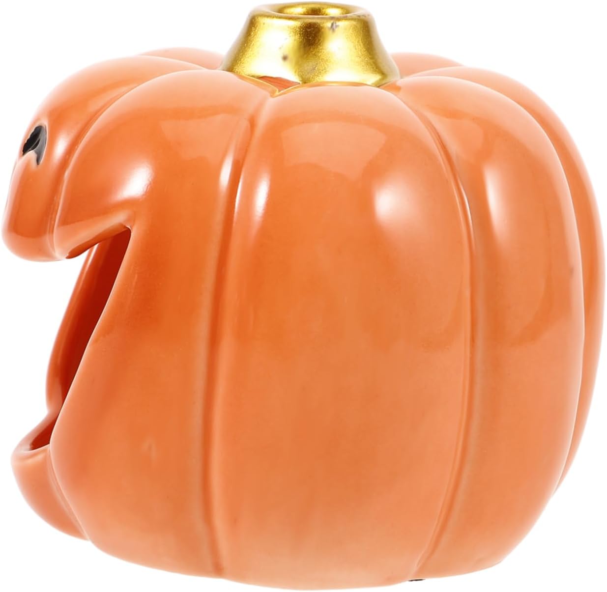 PRETYZOOM Halloween Pumpkin Ceramic Incense Burner for Sage and Aromatherapy