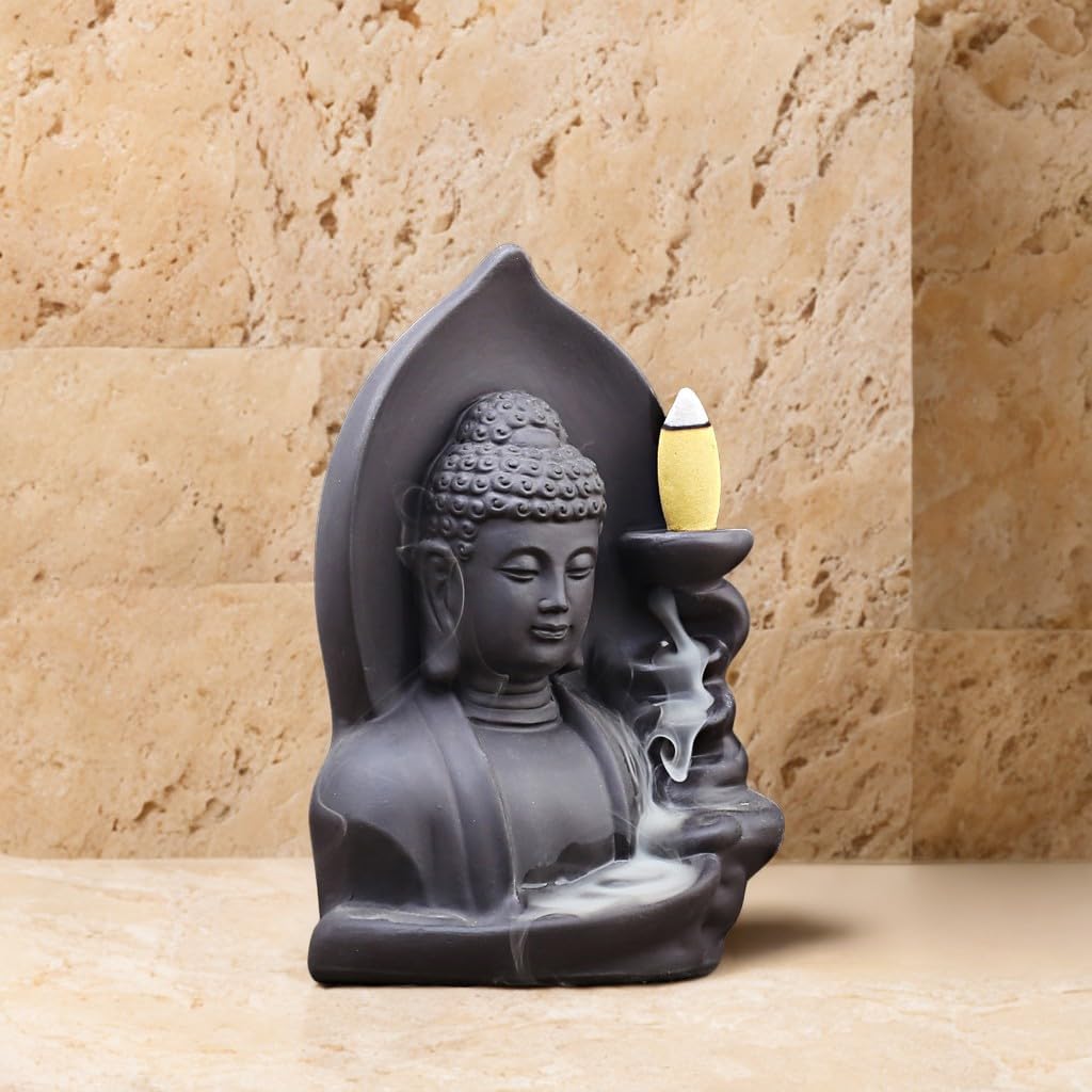 Ceramic Incense Burner with Waterfall Reflux Design