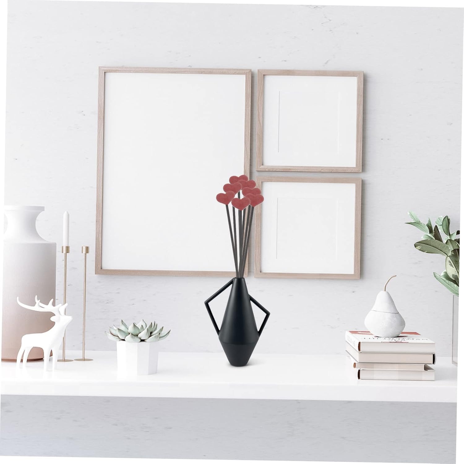 Zerodeko 12Pcs Heart Shaped Aromatherapy Diffuser Sticks