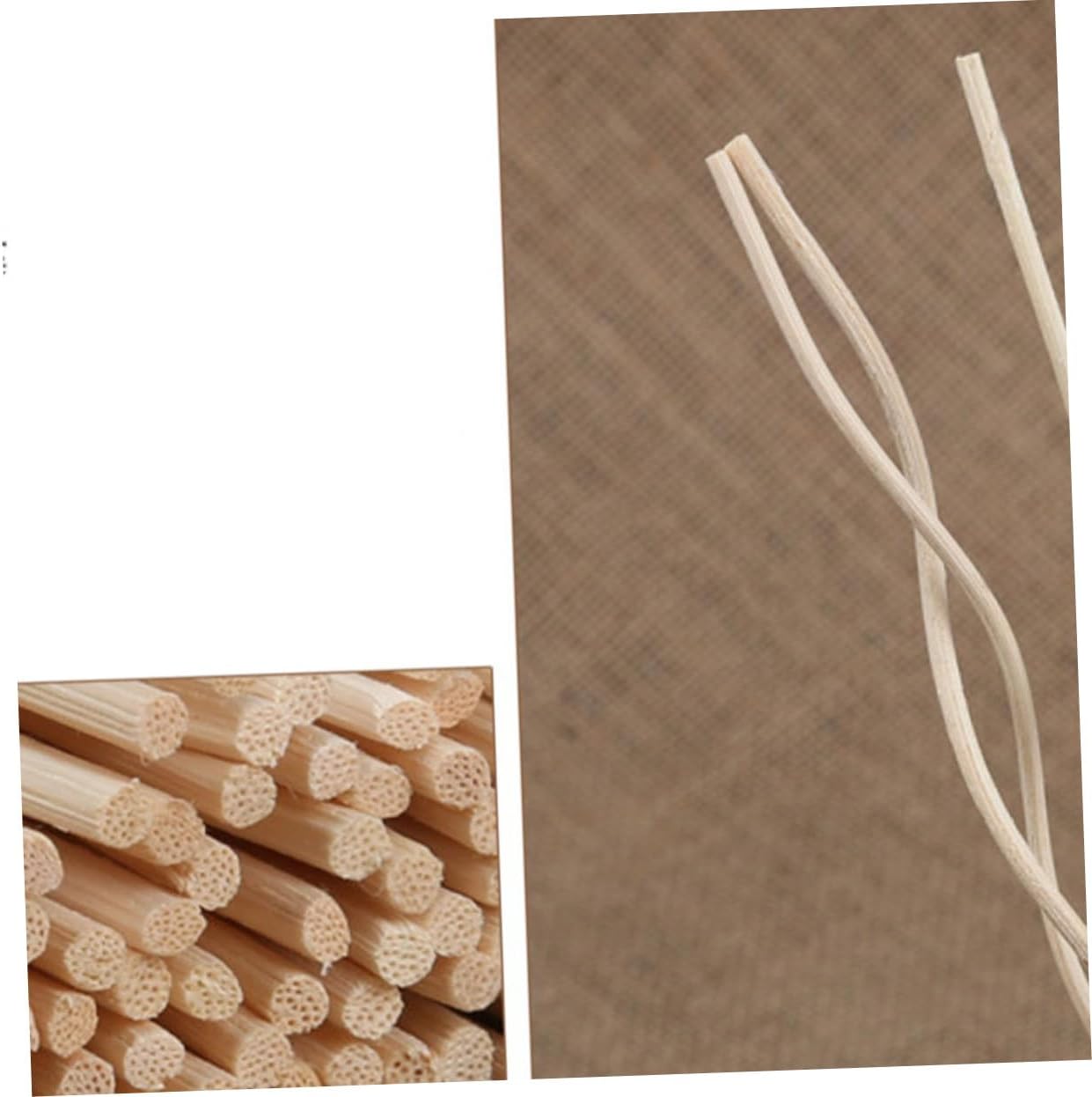 Alipis 20Pcs Wavy Diffuser Sticks for Home Fragrance