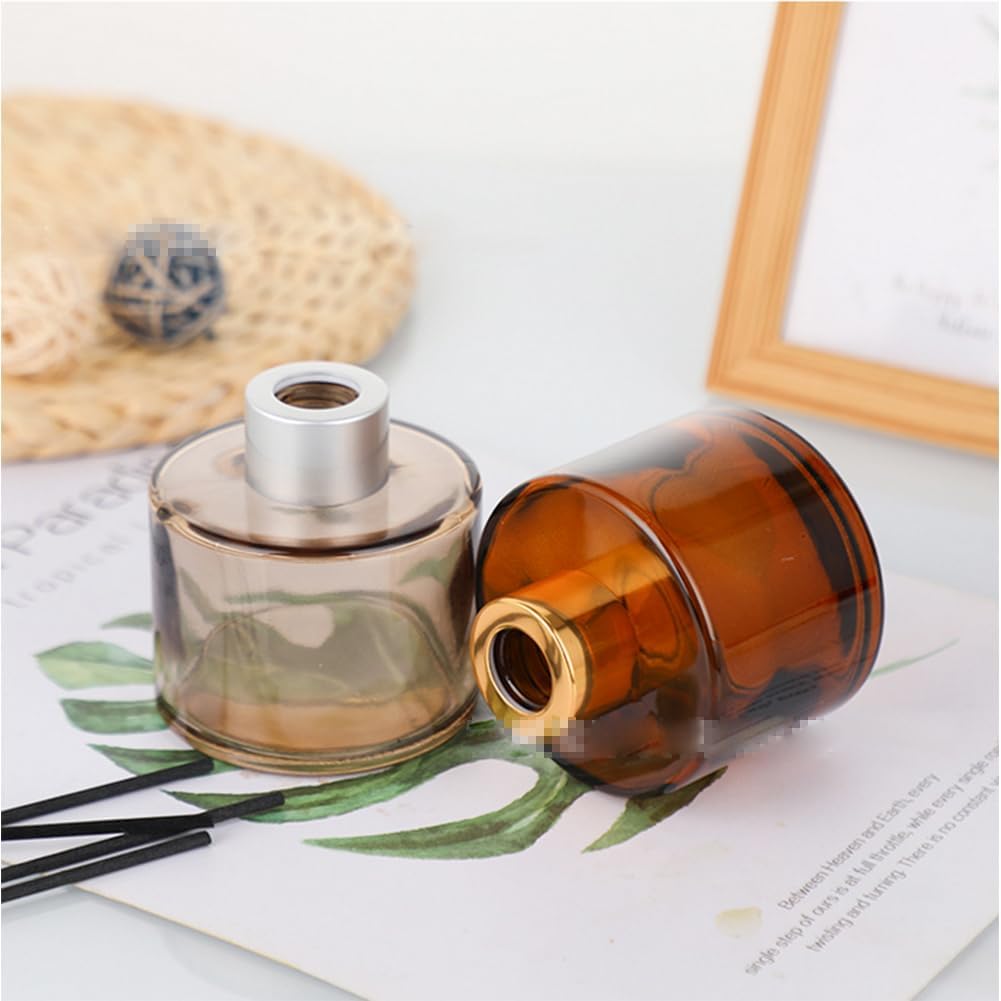 VANTOBEST 120ml Glass Diffuser Jar Bottle Empty