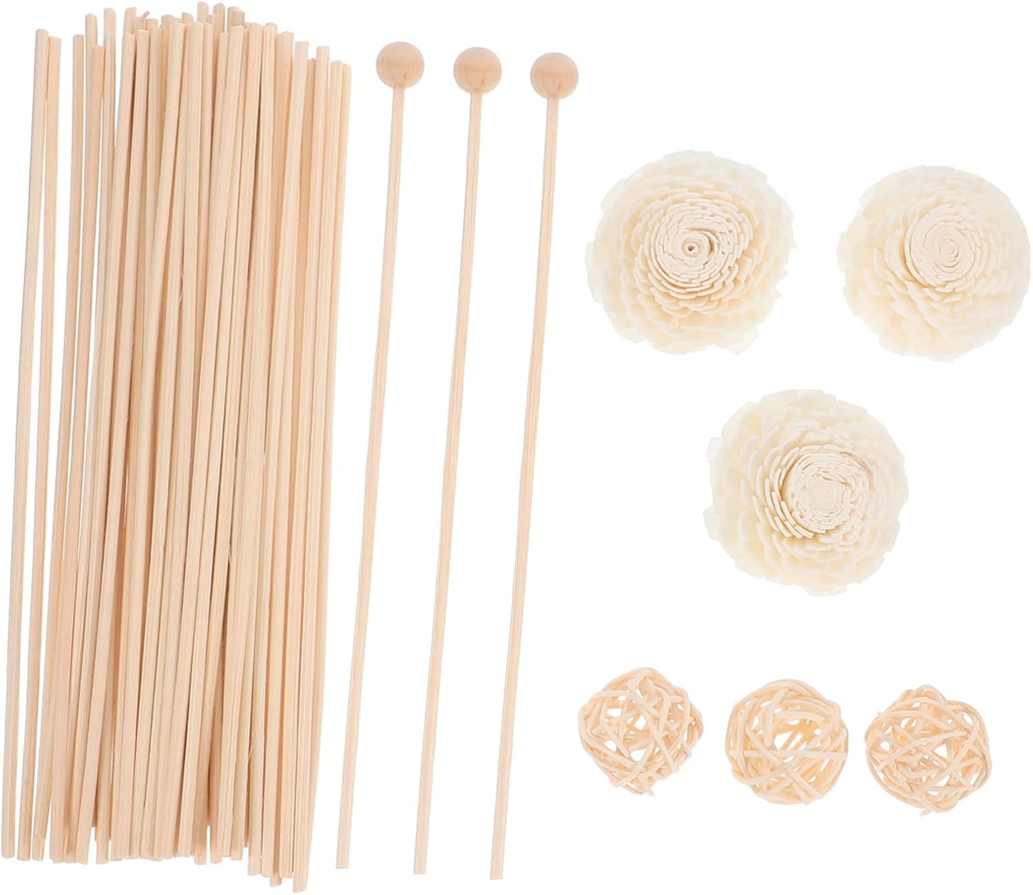 Natural Aroma Diffuser Sticks Set Flameless for Home Office Living Room