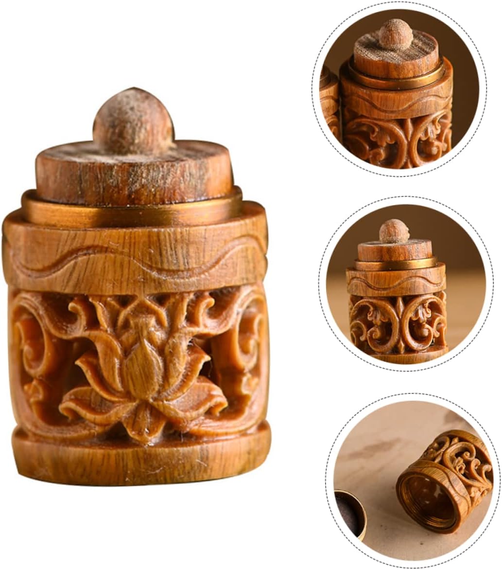 Cabilock Wooden Perfume Diffuser Keychain Aromatherapy Pendant