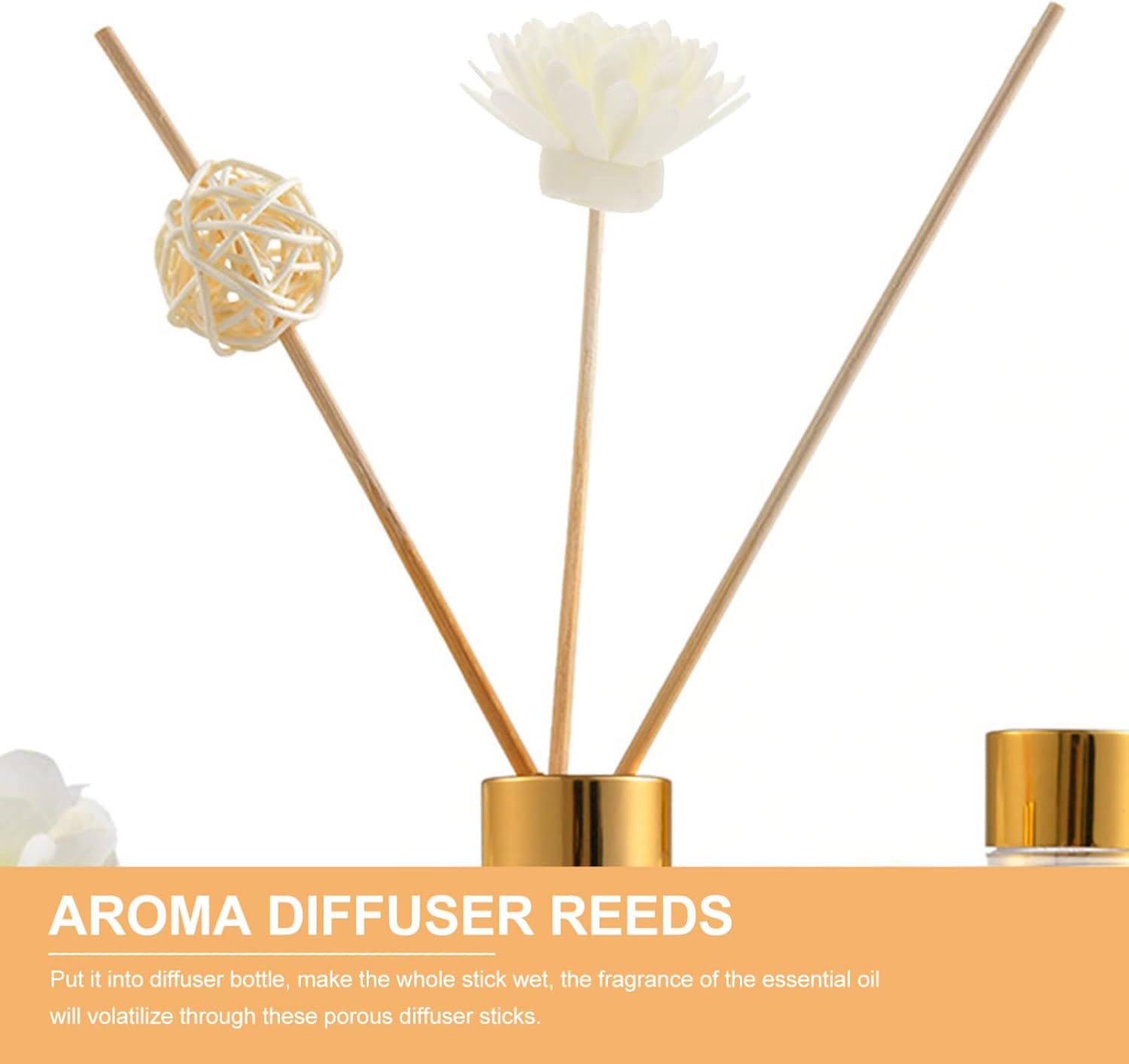 COHEALI 5 Pack Chrysanthemum Diffuser Sticks