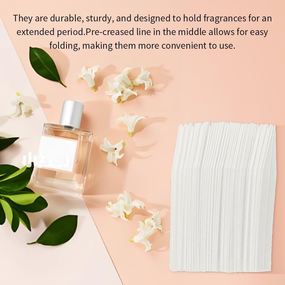 100 Pcs Perfume Tester Strips for Scent Testing and Essential Oils Sampling