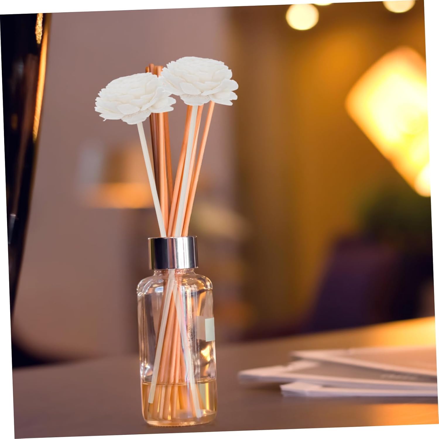 10pcs Decorative Flower Diffuser Sticks for Home Aromatherapy