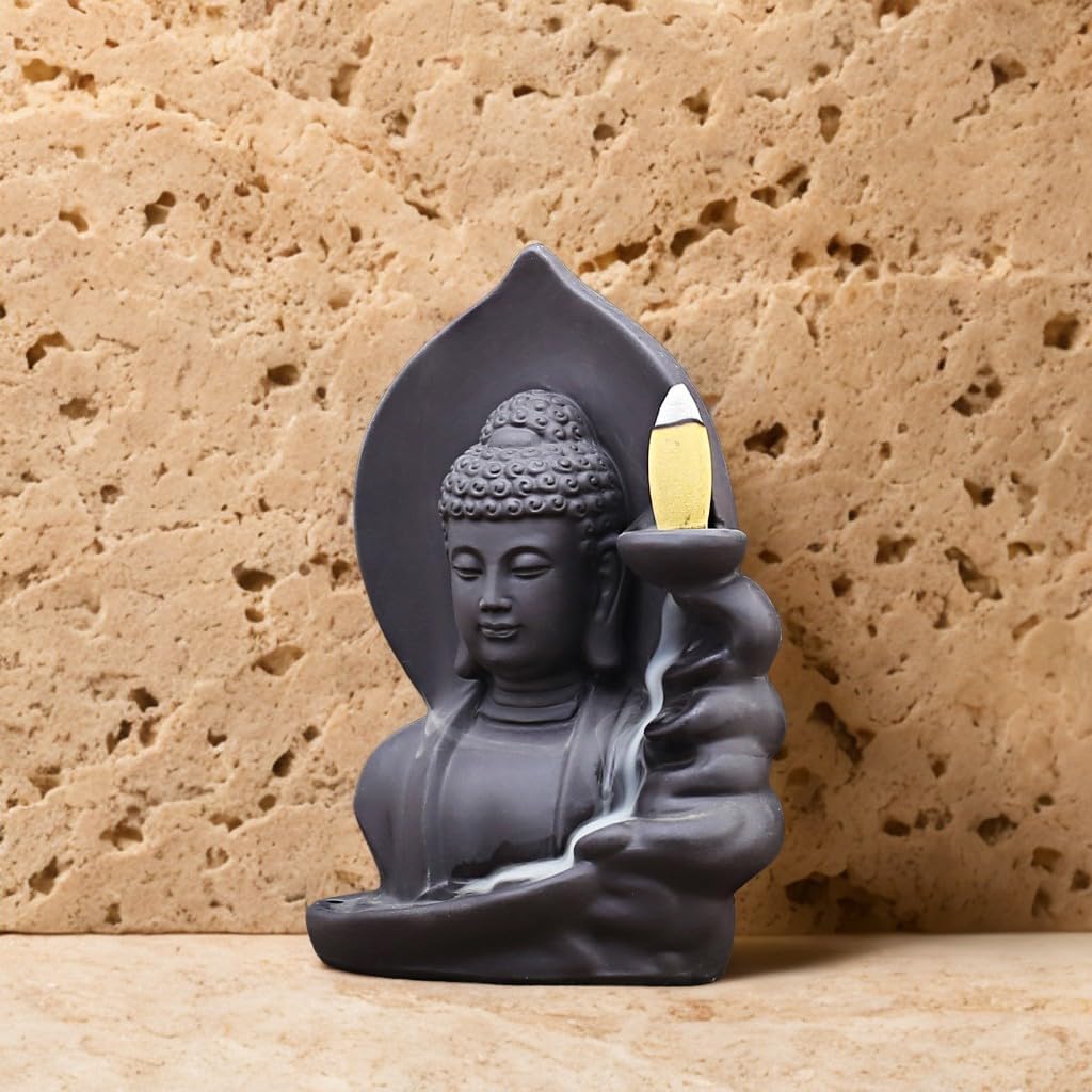 Ceramic Incense Burner with Waterfall Reflux Design