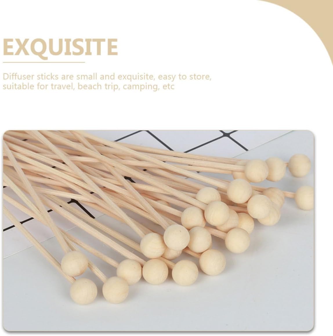 MAGICLULU 30Pcs Natural Rattan Diffuser Sticks for Essential Oil Aromatherapy