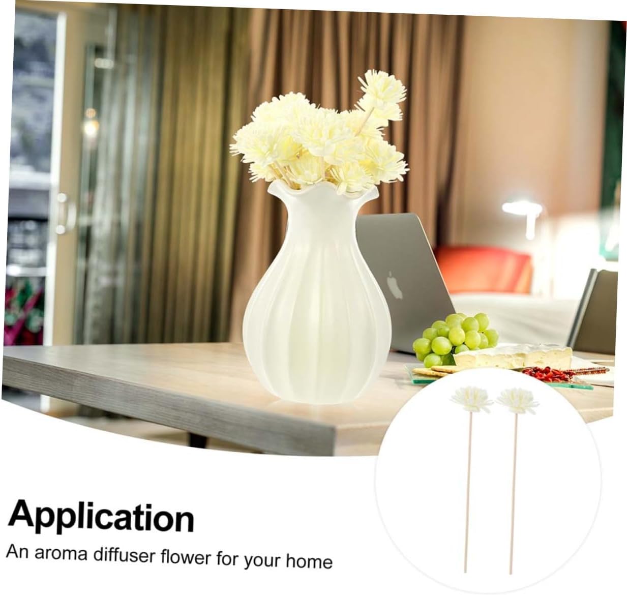10Pcs Rattan Diffuser Sticks for Aromatherapy and Home Fragrance