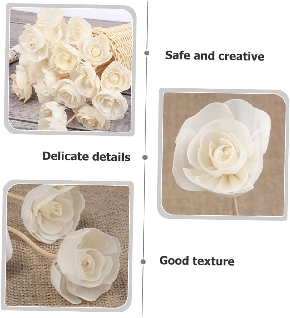 5pcs Rattan Diffuser Sticks for Aromatherapy and Home Decor