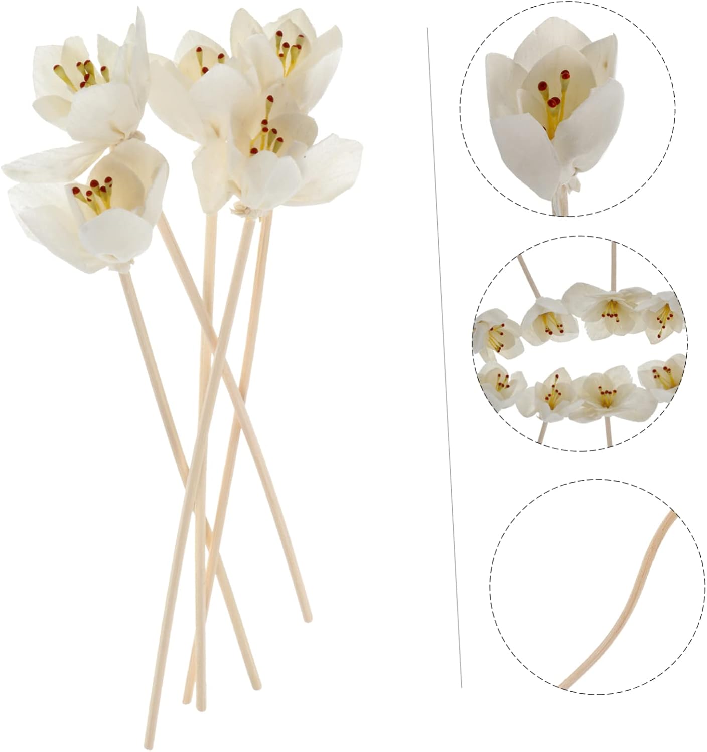 BESPORTBLE 5pcs Wicker Diffuser Sticks for Home Fragrance