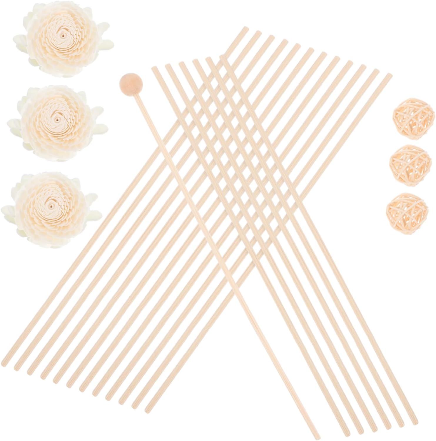 HEALLILY Aroma Diffuser Sticks Set Natural Scent