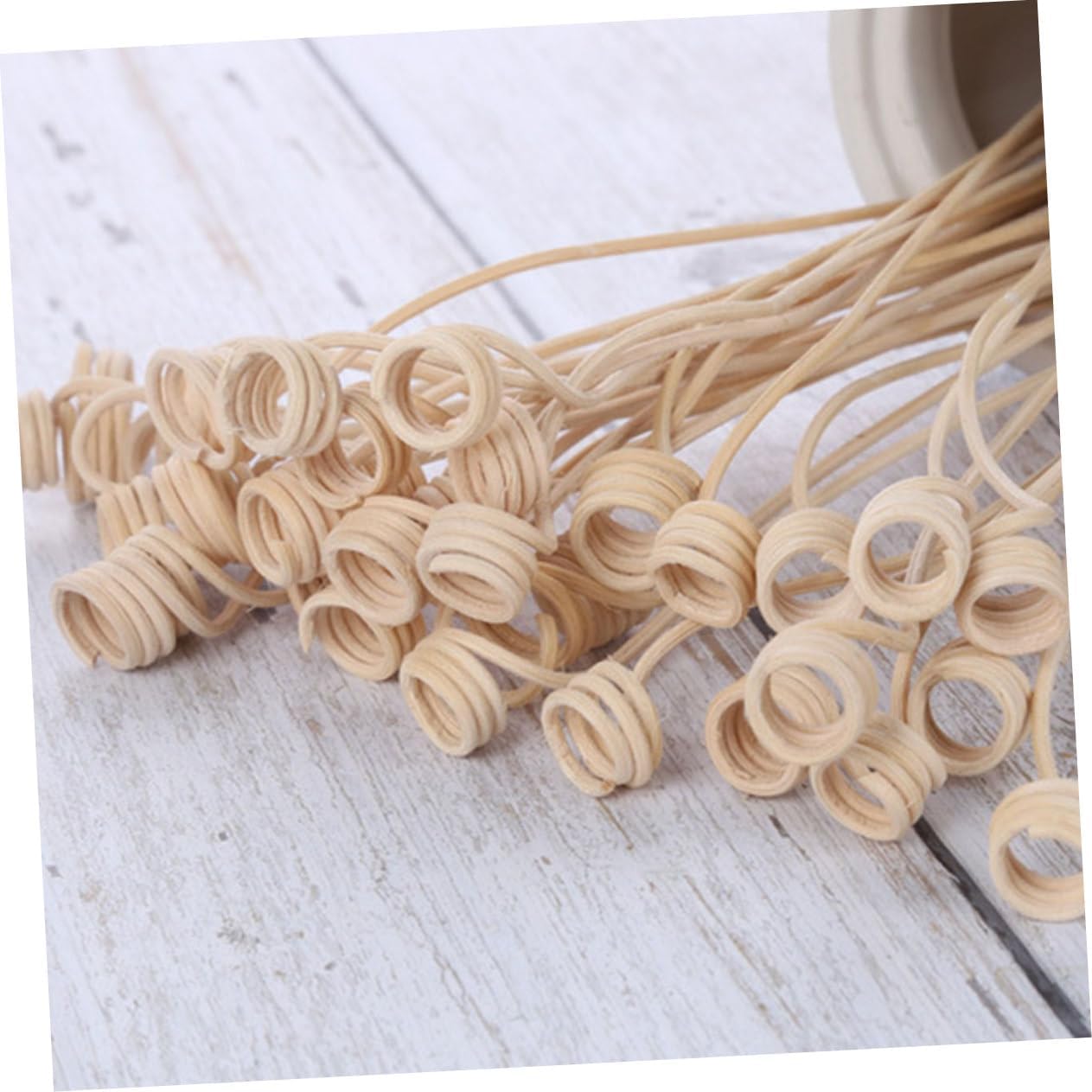 Happyyami 20pc Rattan Diffuser Sticks with Spiral Head