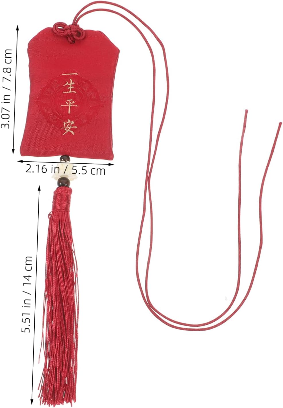 3Pcs Fabric Empty Charm Bag with Tassel Portable Fragrance Sachet