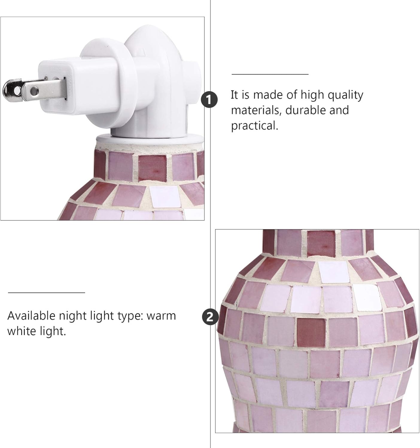Uonlytech Fragrance Wax Melt Warmer Night Lamp Diffuser