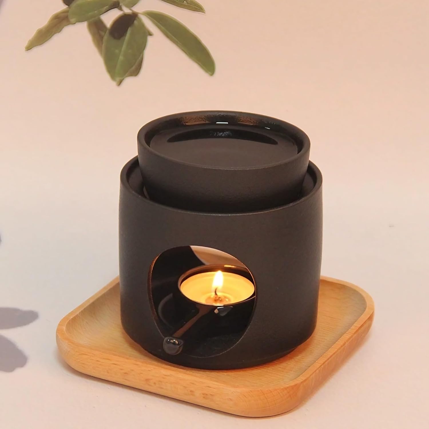 Tychoncity Ceramic Fragrance Lamp with Tea Light Holder